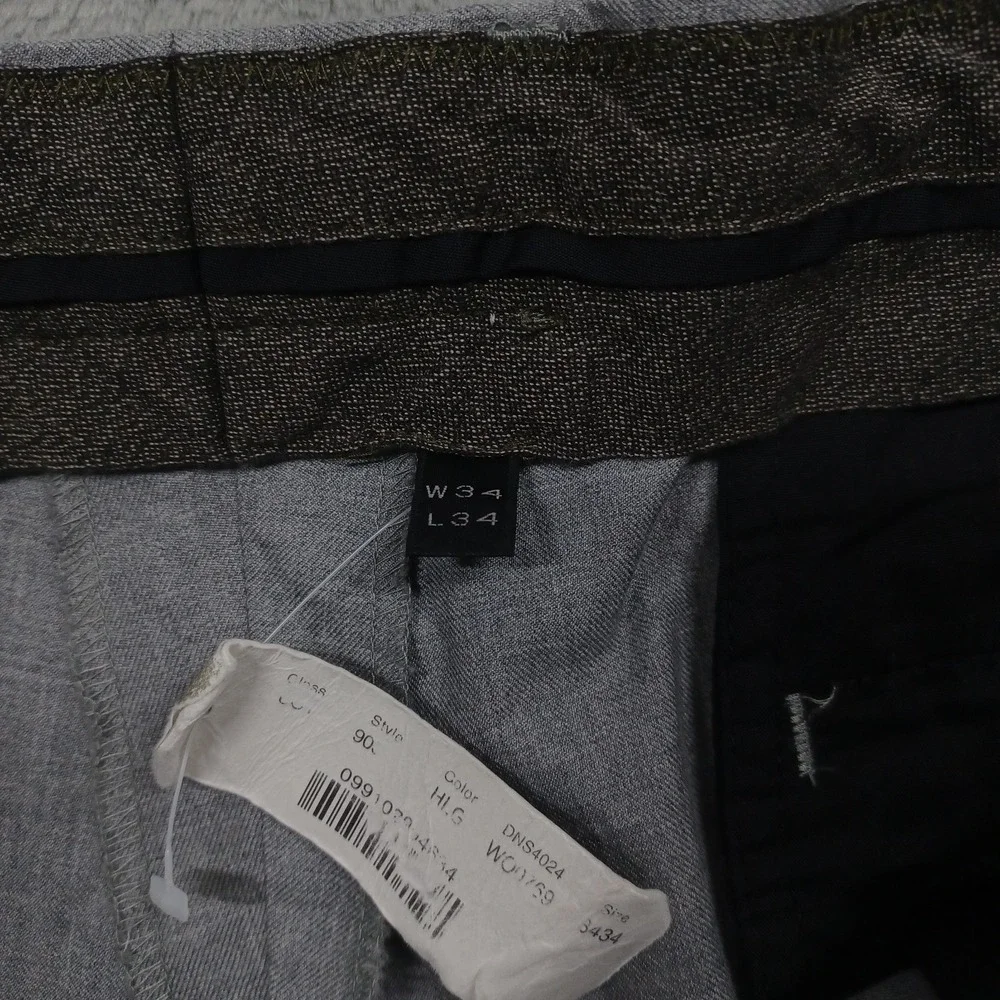 J Crew Pants Mens 34x34 Gray Bowery Chino‎ Straight Preppy Cotton Modern